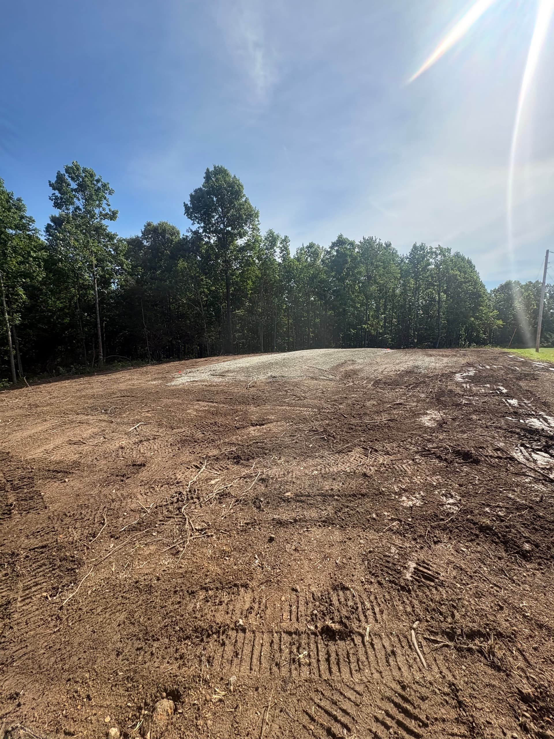Land Clearing and Gravel Pad for a Ready-to-Use Camper Lot image