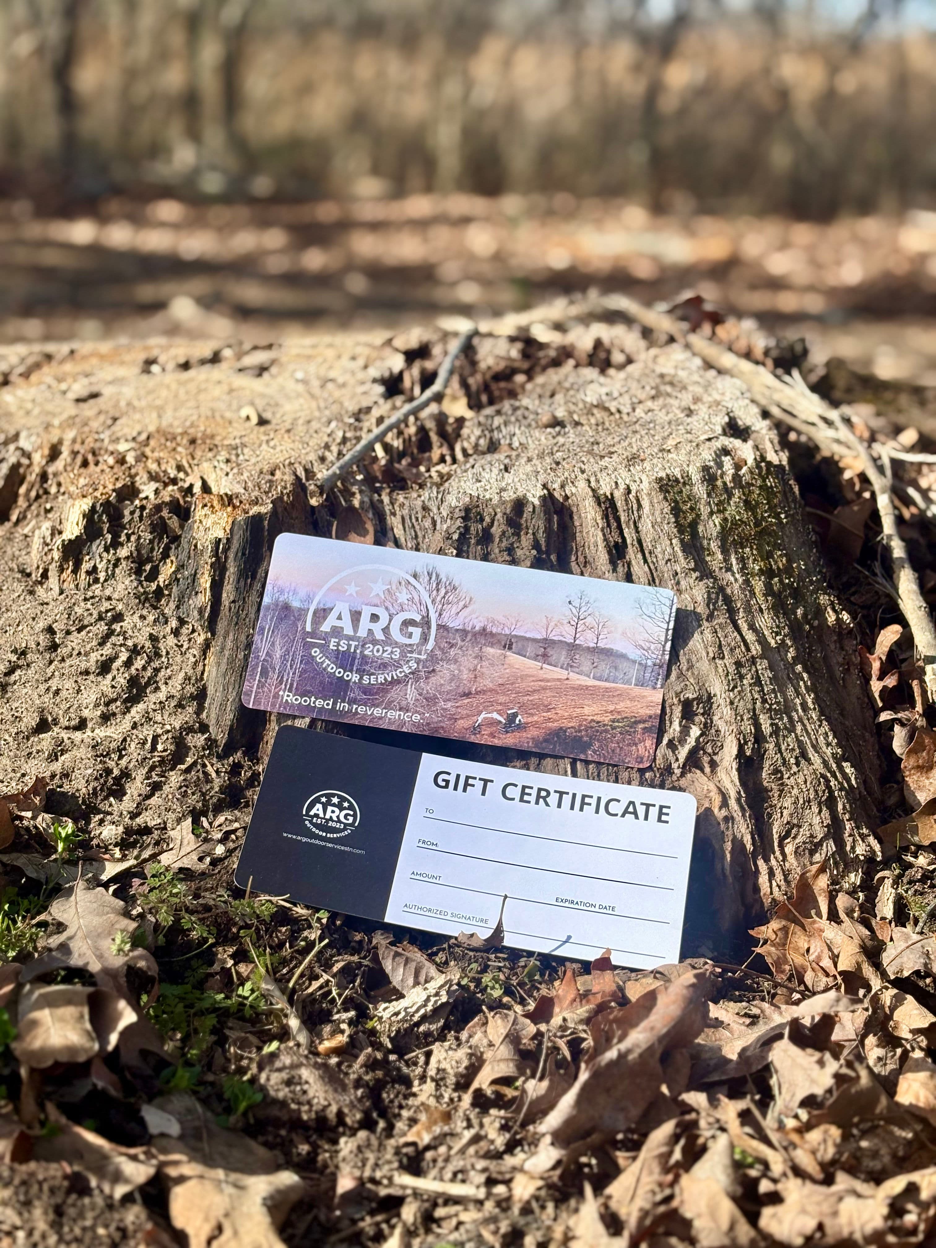 Project Embrace Nature with ARG Outdoor Services Gift Cards image